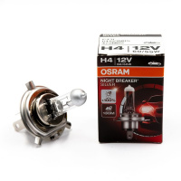 Лампа галогенная Н4 60/55W+100% NIGHT BREAKER SILVER (Osram)